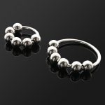 Men Cock Ring Metal Ball Stainless Steel Dick Head Glans Penis Sex Increase Orgasm Products For Adult Toys - 2