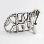 Bdsm Stainless Steel Cock Cage Metal Chastity Belt Device Prevent Erection Male Penis Ring Sex Toys For - 6