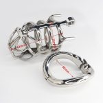 Bdsm Stainless Steel Cock Cage Metal Chastity Belt Device Prevent Erection Male Penis Ring Sex Toys For - 5