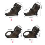 Cock Ring Penis Enlargement Ejaculation Male Chastity Cage Sleeve Dick Sex Toys For Man Adult Products - 2