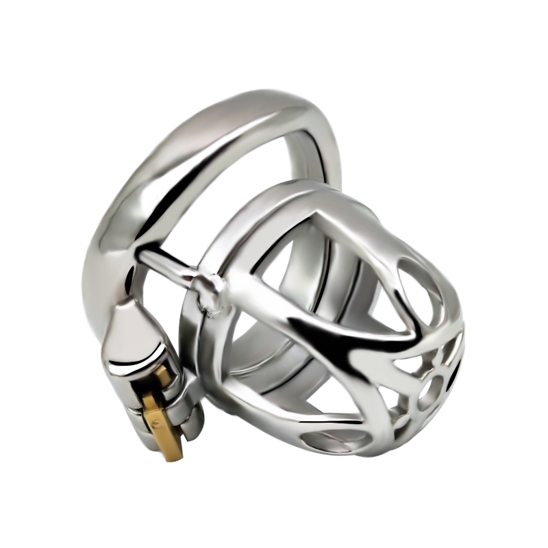 Stainless Steel Male Chastity Cage Adult Couples Game Gay Flirting Toy Lockable Penis Ring Sm Sex Toy - 12