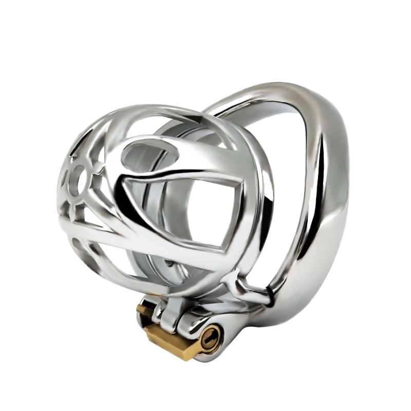 Stainless Steel Male Chastity Cage Adult Couples Game Gay Flirting Toy Lockable Penis Ring Sm Sex Toy - 10