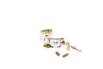 Kali's Teeth Accessories Golden Spike Chastity Device Cock Ring Bracelet Sharp Scrotum Pendant Steel Kalis - 3