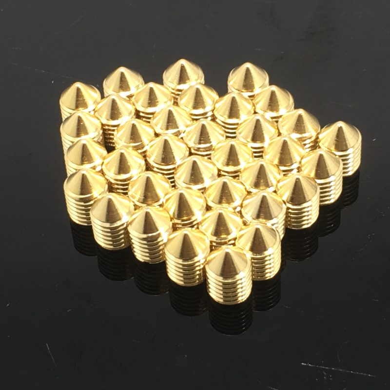 Kali's Teeth Accessories Golden Spike Chastity Device Cock Ring Bracelet Sharp Scrotum Pendant Steel Kalis
