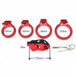 Product Male Chastity Cage Penis Bondage Lock Hollow Cock With 4 Ring Erotic Toy Device Adult Game - 2