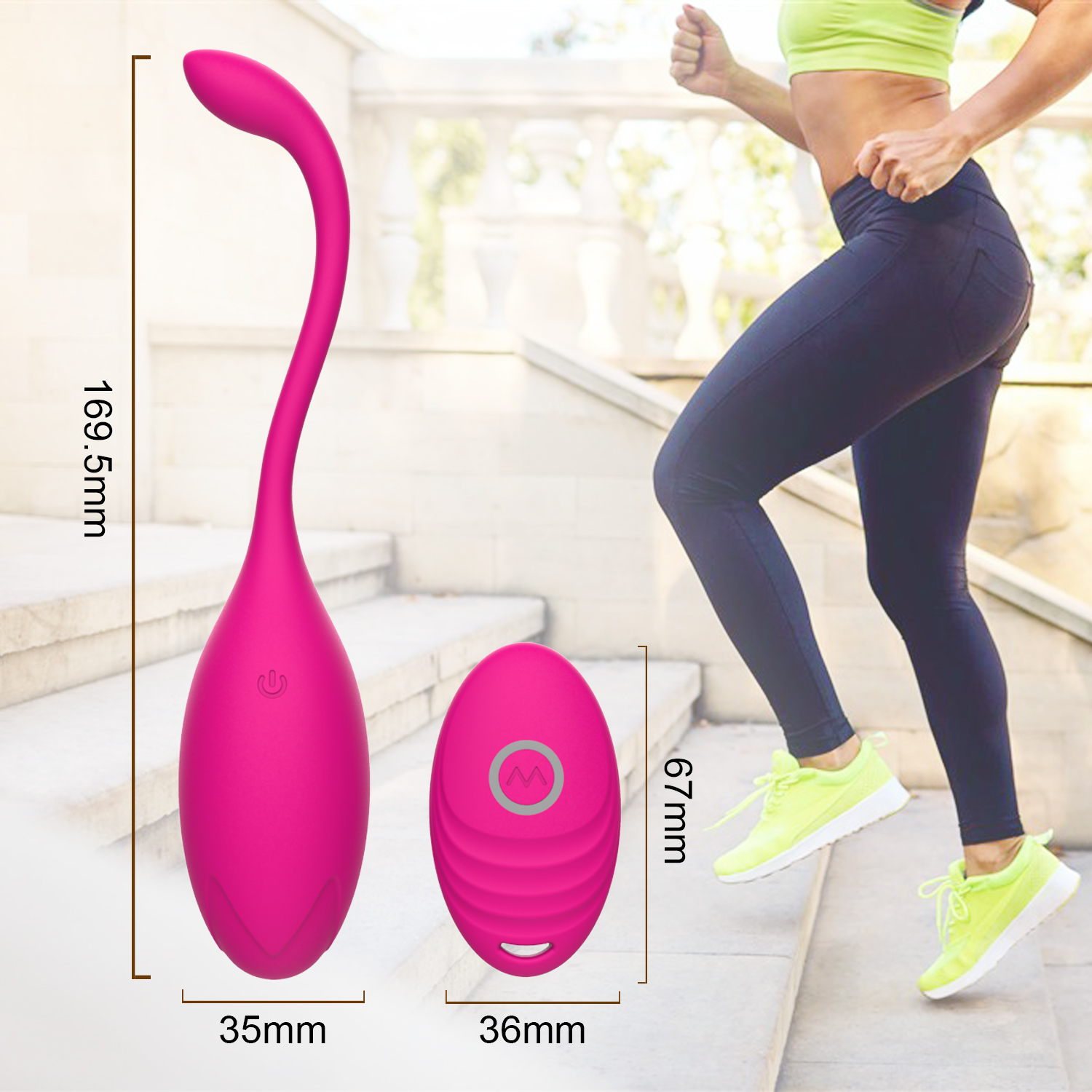 Remote Control Vibrating Egg Vaginal Kegel Balls 10speed G Spot Vibrator Erotic Adult Sex Toy For Women - 2