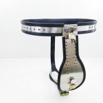 Stainless Steel Male Chastity Belt Pants With Metal Cock Cage Anal Plug Strap On Penis Bondage Devices Adult Sex Toys - 5