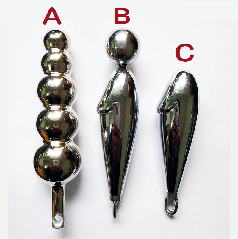 Stainless Steel Male Chastity Belt Metal Cock Cage Strapon Penis Bondage Anal Plug Adult Erotic Toy - 8