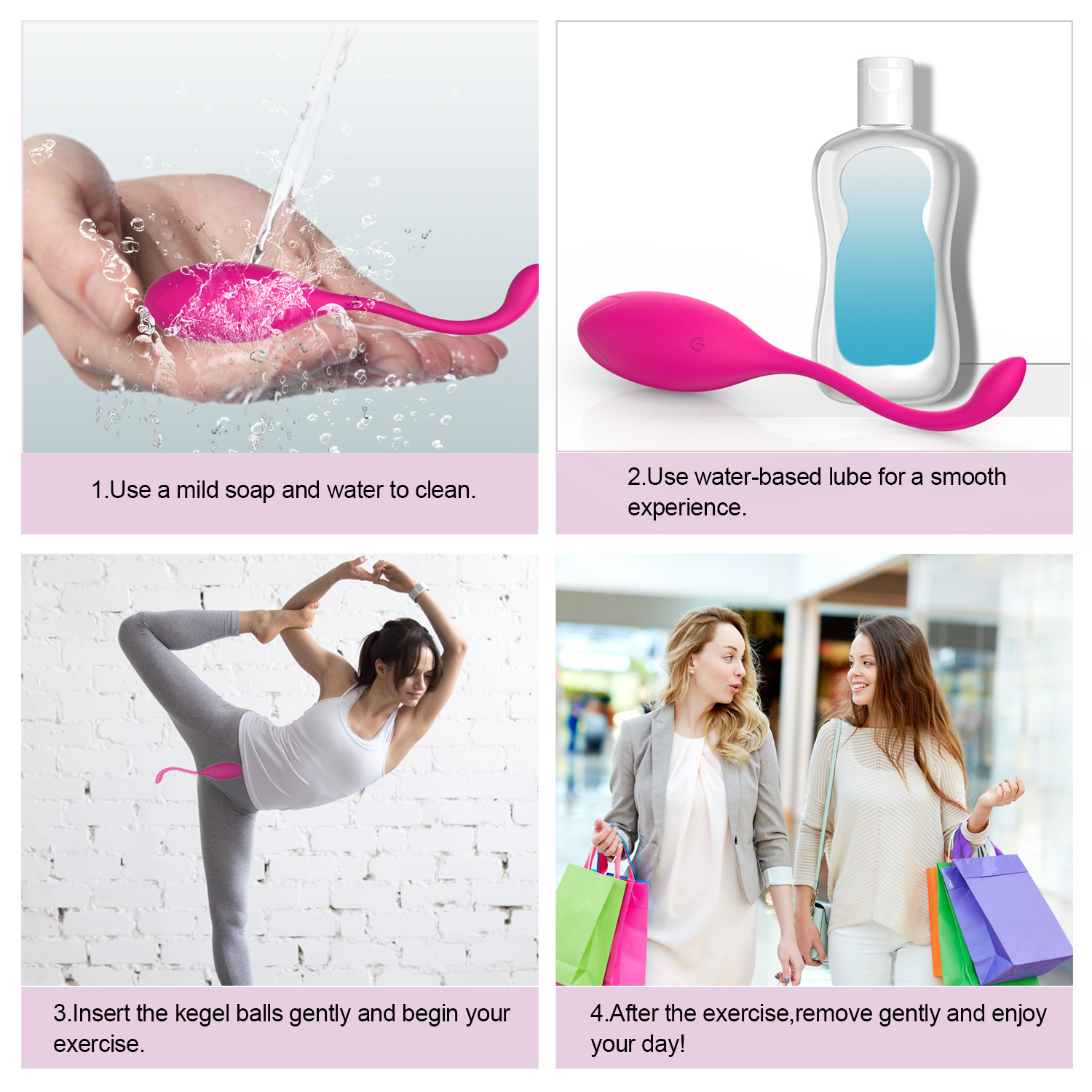 Remote Control Vibrating Egg Vaginal Kegel Balls 10speed G Spot Vibrator Erotic Adult Sex Toy For Women - 4