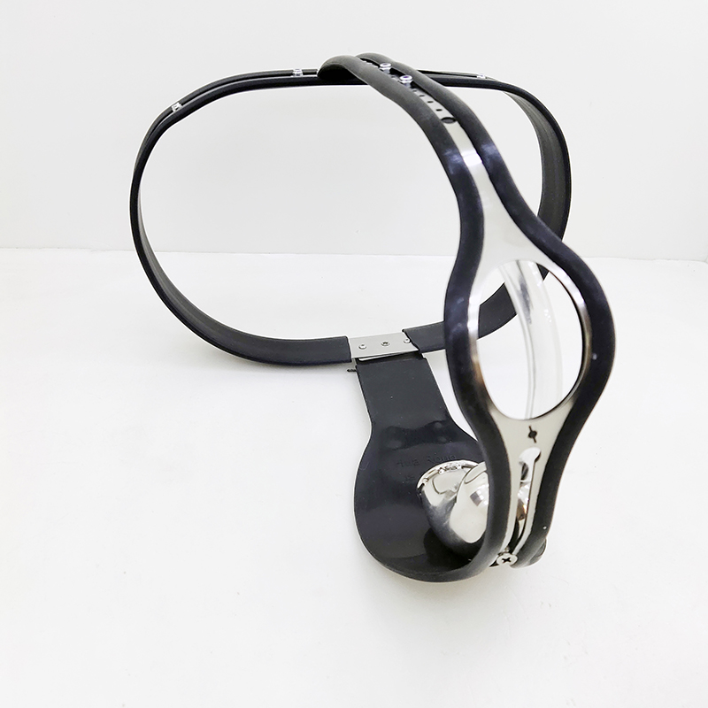 Stainless Steel Male Chastity Belt Metal Cock Cage Strapon Penis Bondage Anal Plug Adult Erotic Toy - 6