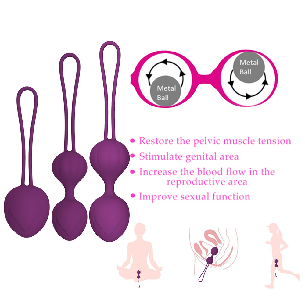 5pcs Kegel Exercise Balls Kit Ben Wa 10speed Wireless Remote Control Vibrator Sensual Pleasure Sex Toy For Women - 6