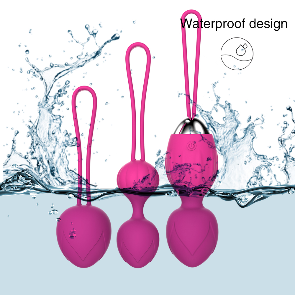5pcs Kegel Exercise Balls Kit Ben Wa 10speed Wireless Remote Control Vibrator Sensual Pleasure Sex Toy For Women - 13