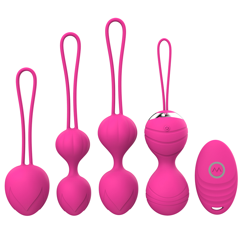 5pcs Kegel Exercise Balls Kit Ben Wa 10speed Wireless Remote Control Vibrator Sensual Pleasure Sex Toy For Women - 14