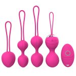 5pcs Vagina Exercise Kegel Balls Kit Ben Wa 10speed Vibrator Wireless Remote Control Eggs Erotic Sex Toy For Women