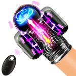 Remote Control Cockring Vibrator Chastity Trainer Device Male Masturbator Penis Glans Stretcher Massager Adult Men Sex Machine