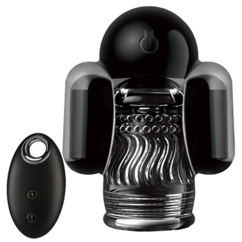 Male Vibrating Cockring Remote Control Chastity Device Penis Glans Stretcher Massager Adult Masturbator Toy - 4