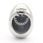 Egg Shaped Metal Chastity Device Cock Cage Penis Ring Lock Bondage Sex Toys For Men A393 - 3