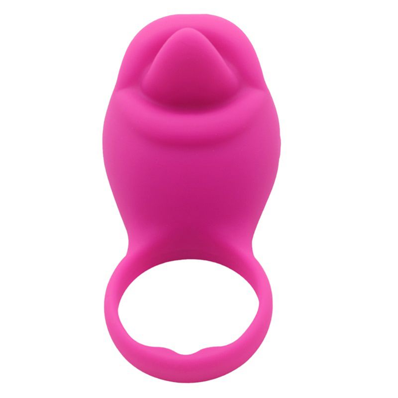 Silicone Vibrating Tongue Ring Adult Pleasure Toy Sex Enhancement Product 6 Unique Styles - 6