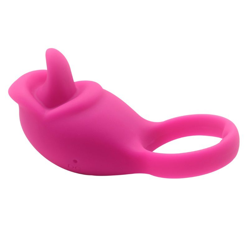 Silicone Vibrating Tongue Ring Adult Pleasure Toy Sex Enhancement Product 6 Unique Styles - 5