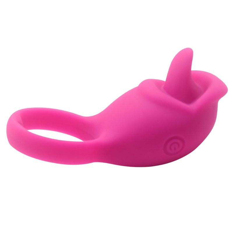 Silicone Vibrating Tongue Ring Adult Pleasure Toy Sex Enhancement Product 6 Unique Styles - 4