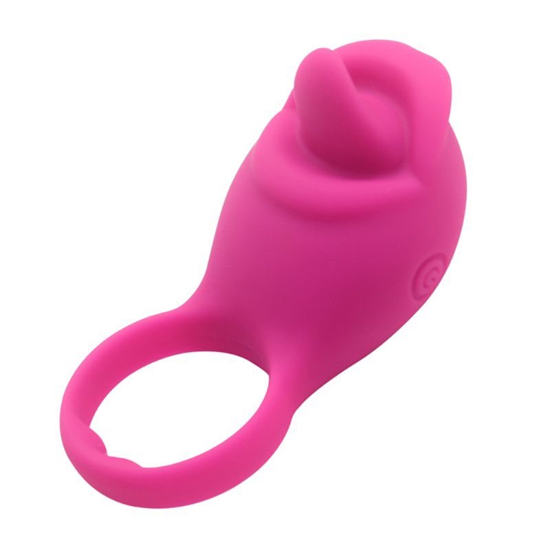 Silicone Vibrating Tongue Ring Adult Pleasure Toy Sex Enhancement Product 6 Unique Styles - 3