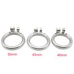 Small Chastity Cage Tight Metal Lock-cock Bdsm Sissy Penis Ring Bespoke Adult Sex Toys Bondage Prison Bird Device For Men - 5