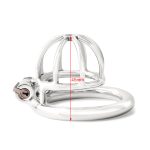Small Chastity Cage Tight Metal Lock-cock Bdsm Sissy Penis Ring Bespoke Adult Sex Toys Bondage Prison Bird Device For Men - 3