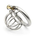 Small Chastity Cage Tight Metal Lock-cock Bdsm Sissy Penis Ring Bespoke Adult Sex Toys Bondage Prison Bird Device For Men