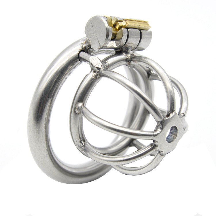 Quality Metal Chastity Cage Bdsm Bondage Toy Bespoke Adult Accessory Sissy Penis Ring For Men Secure Lockcock System Erotic Prison Bird Device - 2