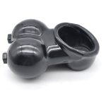 Male Bondage Bag Ejaculation Delay Ring Ball Stretcher Cock Lock Torture Penis Testicle - 4