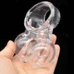 Male Bondage Bag Ejaculation Delay Ring Ball Stretcher Cock Lock Torture Penis Testicle