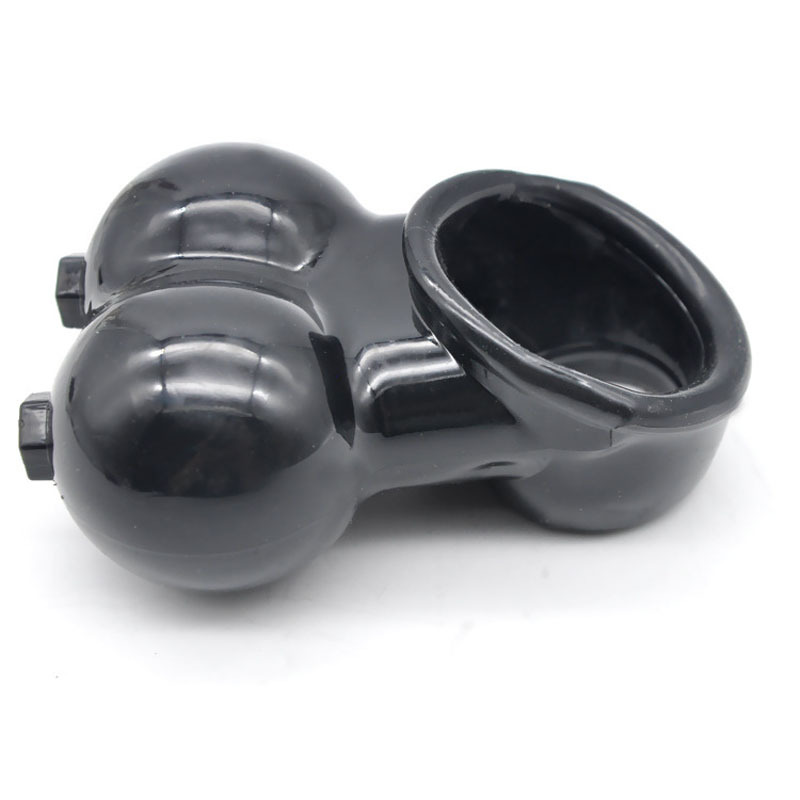 Mens Quality Bdsm Bondage Bag Ejaculation Delay Ring Testicle Stretcher And Penis Cock Lock - 3