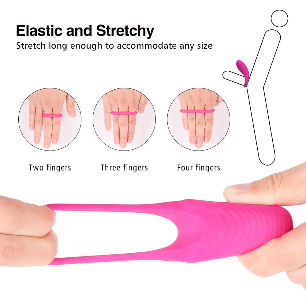 Vibrator Sex Toys For Women Clitoral Stimulator Male Masturbator Penis Sleeve Ring Couples Pleasure Enhancer - 2