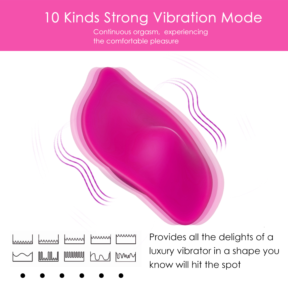 Wireless Remote Control Vibrator Panties 10speed Clitoral Stimulator Wearable Vibrating Egg Adult Intimate Toys For Women - 8