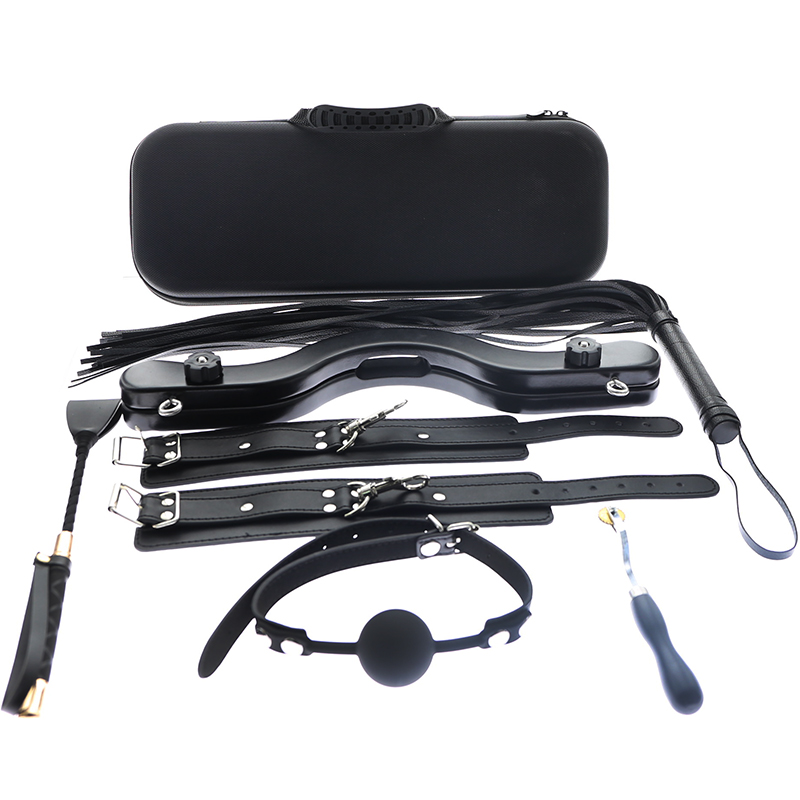 Bdsm Wooden Humbler With Ankle Cuffs Cbt Scrotal Stretcher Cock Ball Torture Device Sm Crusher - 5