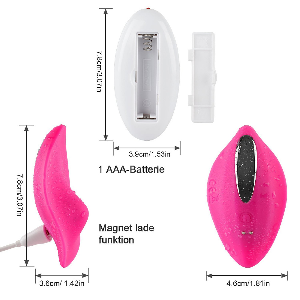 Wireless 10speed Remote Control Clitoral Stimulator Portable Silent Vibrator Invisible Vibrating Egg For Women - 3