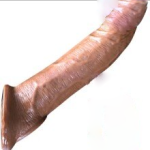 Reusable Penis Sleeve Extender Realistic Condom Silicone Big Dick Extension Sex Toy For Men Cock Enlarger Condoms