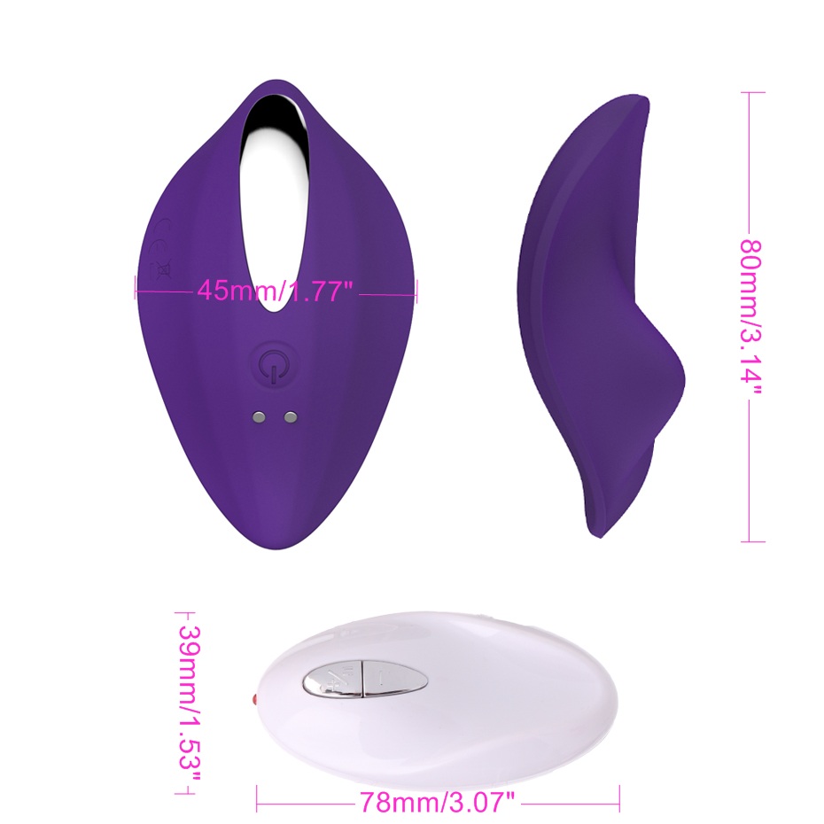 Wireless 10speed Remote Control Clitoral Stimulator Portable Silent Vibrator Invisible Vibrating Egg For Women - 10