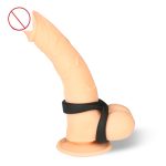 Reusable Penis Rings Male Delay Ejaculation Scrotum Bondage Restraint Sex Toys For Men Chastity Cage Cock Sleeve Products