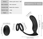 Anal Vibrator Vibrating Butt Plug Prostate Massager With Penis Ring Wireless Remote Control G-spot Sex Toys For Men & Couples - 6