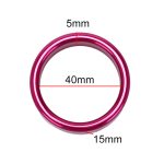 Dia 40mm Metal Penis Ring Aluminum Alloy Delay Cock Cockring Ball Stretcher Adult Sex Toys For Men - 5