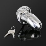 4 Sizes Ht V3 Stainless Steel Cock Cage Penis Lock Ring Chastity Device Belt Tool Restraint Sex Toys