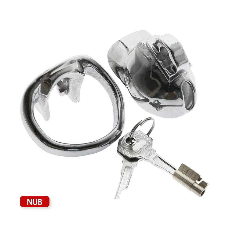 V3 Stainless Steel Male Chastity Device Adjustable Cock Cage Penis Lock Ring Bdsm Restraint Sex Toy - 7