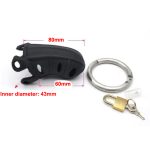 Manyjoy Silicone Chastity Cage Bondage Adjustable Restraint Flexible Control Ring Lock - 3