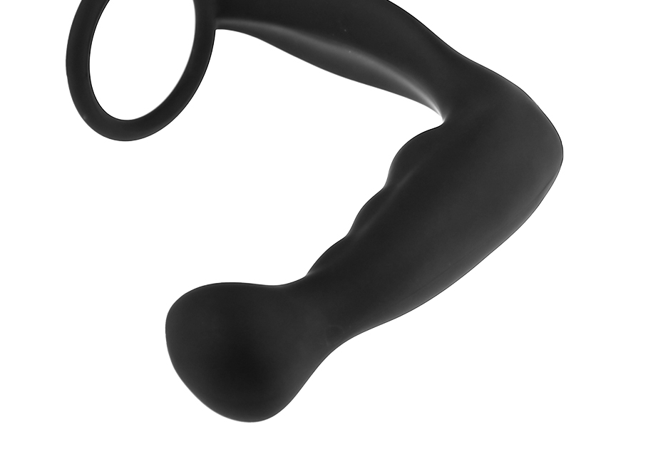 Silicone Vibrating Penis Ring Prostate Massager Dildo Anal Butt Plug Erotic Sex Toy For Mens Climax Enhancement - 12