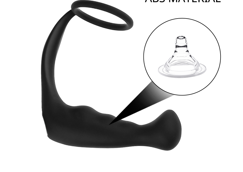 Silicone Vibrating Penis Ring Prostate Massager Dildo Anal Butt Plug Erotic Sex Toy For Mens Climax Enhancement - 9