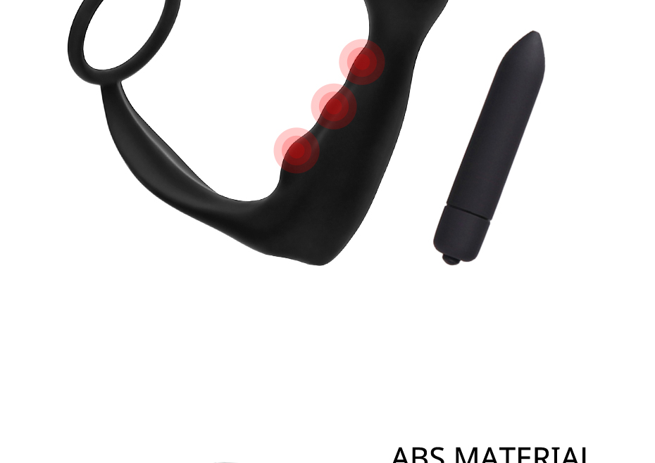 Silicone Vibrating Penis Ring Prostate Massager Dildo Anal Butt Plug Erotic Sex Toy For Mens Climax Enhancement - 8