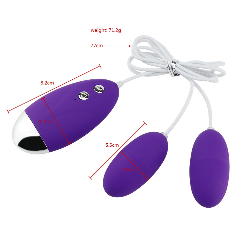 Dual Action Egg Vibrator For Women Anal Vaginal Stimulation Vibrating Ball Sex Toy For Couples - 1
