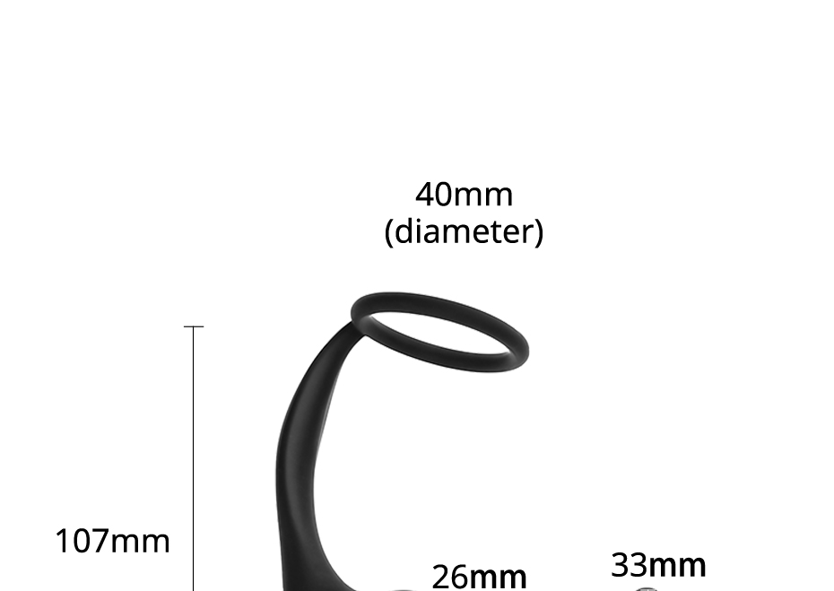Silicone Vibrating Penis Ring Prostate Massager Dildo Anal Butt Plug Erotic Sex Toy For Mens Climax Enhancement - 2