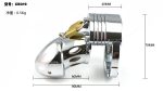 Adjustable Ring Size Stainless Steel Male Chastity With Penis Lock Torture Cb Jj Bird Cock Cage Fun Sex Toys Cb019 - 4